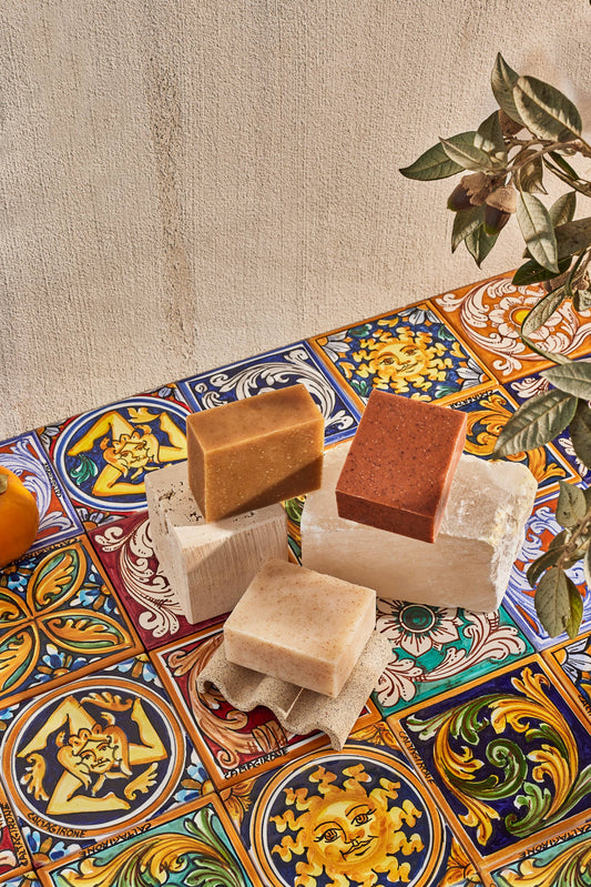 4oz | Autumn Flora + Musk with Moroccan Red Clay Soap